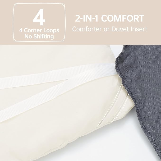 MUXHOMO Queen Comforter Set, All Season Ultra Soft Down Alternative Bedding - Image 6