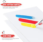 Simetufy 30 Pack Canvas Boards for Painting 11 x 14 inch, Blank Canvas Panels- - Image 3