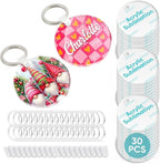 YOPPIX 90 Pcs Sublimation Acrylic Keychain Blank kit, by yoppix