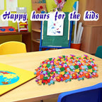 Gushu 1500Pcs Foam Stickers Foam Shapes Stickers - Image 6