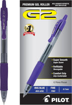 Pilot G2 Premium Gel Roller Pens, Fine Point 0.7 mm, Iris Blue Ink Pens Fine by PilotCorporationofAmerica