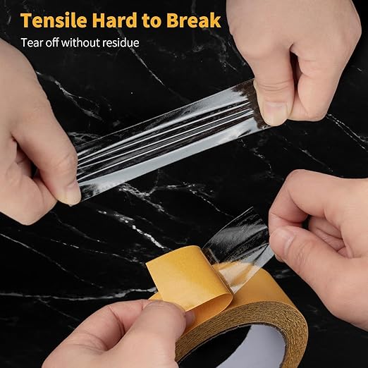 Super Thin Double Sided Adhesive Tape 1.18Inch X 66Feet Clear Double Sided Tape - Image 4