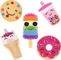 Cymbana Kids Sewing Kit, DIY Food Felt Plush Donuts, Ice Cream Kids Crafts | by CYMBANA