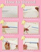 TCDZMYGS Gnome Punch Needle Kits, Flower Gnomes Punch Needle Kits - Image 7