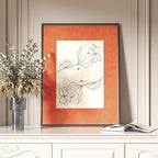 CHIHUT 12''x100'' Self Adhesive Orange Velvet Flocking Liner - Image 5