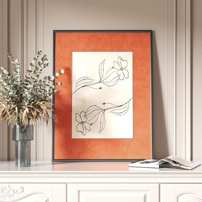 CHIHUT 12''x100'' Self Adhesive Orange Velvet Flocking Liner - Image 5