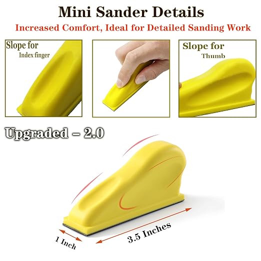 Micro Detail Sander Paper Kit 70PCS Wet Dry Sandpaper-Grit 400 600 800 1000 - Image 3