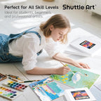 Shuttle Art 36 Pack Canvas for Painting, 100% Cotton Blank Canvas Boards - Image 6