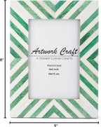 Picture Photo Frame Chevron Herringbone Art Inspired Vintage Table-Top/Wall - Image 7