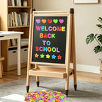 1568 Pcs Foam Letter Stickers Glitter, Self-Adhesive Glitter Alphabet Stickers - Image 7
