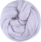3.53oz Wool Roving, Fiber Roving Wool Top, Needle Felting Supplies, Pure Wools by Jupean