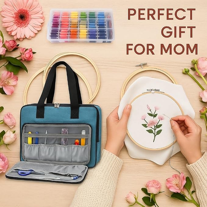 ATTERET Full Range Embroidery and Cross Stitch Starter Kit - Image 2