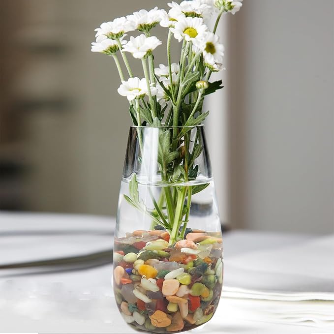 FANTIAN 10 lbs Small Succulent Rocks, 3/8 Inch Colorful Polished Pebbles - Image 4