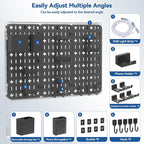 KDD 9 in 1 RGB Gaming Wall Organizer Peg Board - Image 6