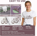 Glitter HTV Heat Transfer Vinyl Roll - Image 3