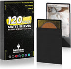 120Pack Card Sleeves for Trading Cards, Matte Card Sleeves Deck Card Protectors by Fabmaker