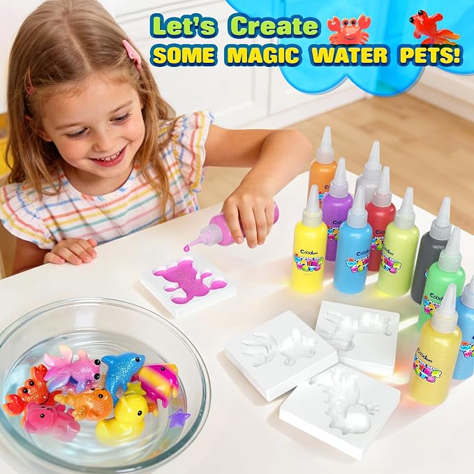 Coodoo Magic Water Elf Toy Craft Kits, Aqua Fairy Water Gel DIY Squishies - Image 4