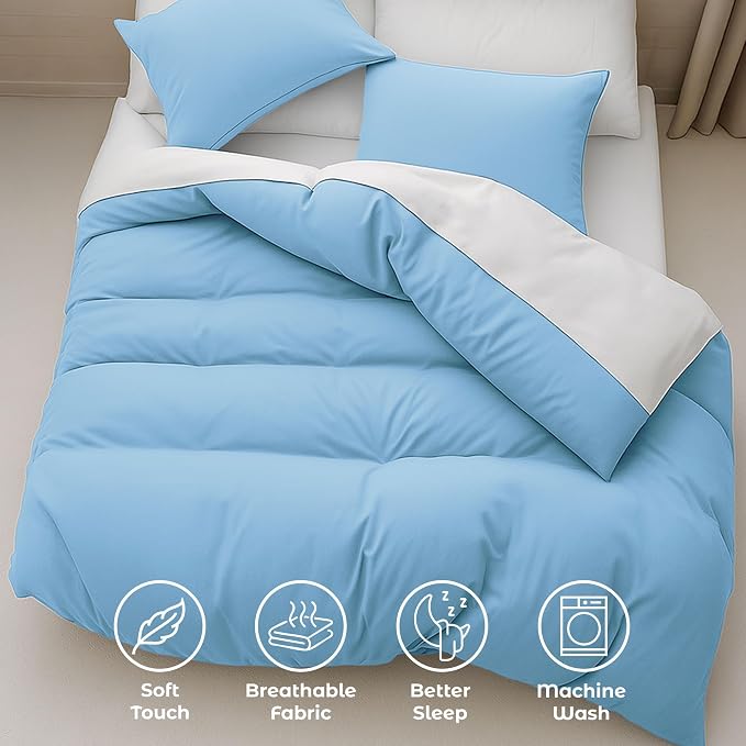 Pure Bedding Duvet Cover Queen Size - Image 4