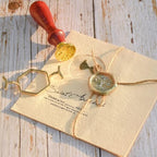 5PCS Metal Wax Seal Molds for 1 Inch Stamp, Rings Set - Image 3
