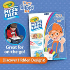 Crayola Blippi Color Wonder Coloring Set, 18 Blippi Mess Free Coloring Pages - Image 4