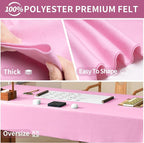 Baby Pink Fabric Sheet 36" X 36", 1.4mm Thick Large Soft Durable Flexible Craft - Image 5