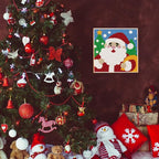 DOODLREAM Christmas Santa Claus DIY Punch Needle Embroidery Kit - Image 6