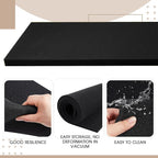 Amylove 1 Pack Polyurethane Foam 1/2" x 24" x 84" High Density Cushion - Image 3