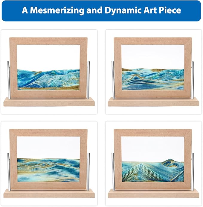 Coitak Moving Sand Art Picture, Dynamic Sand Picture, Desktop Moving Sand Art - Image 4