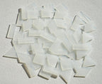 Large Textrued Transparent Glass Mosaic Tiles, 200g Pre-Cut Mosaic Glass Tiles by Unknown