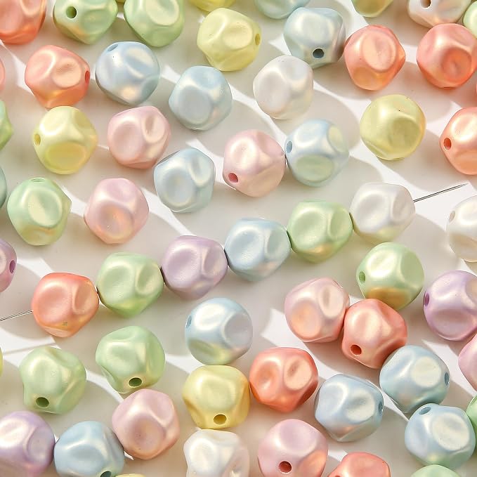 16mm Acrylic Beads 100pcs Cute Candy Colors Bead Spacer Loose Beads - Image 3