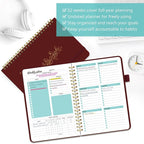 Taja Undated Weekly Planner, Weekly To Do List Notebook - Image 3