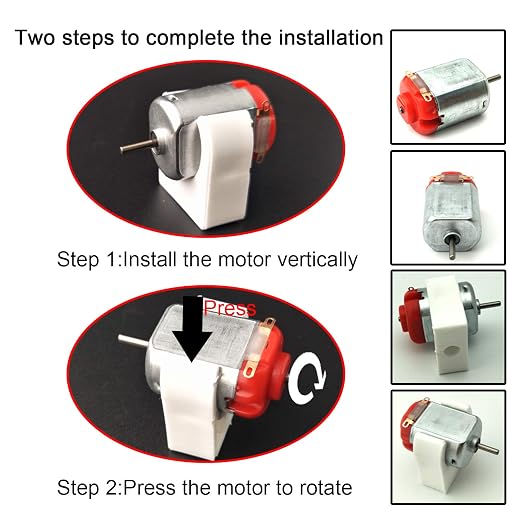 18 Set DC Motors Kit, Mini Electric Hobby Motor 3V -12V 25000 RPM Strong - Image 4