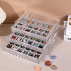 Rock Display Case, 54 Girds Rock Collection Display, Rock Collection Box - Image 3