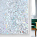 rabbitgoo Window Privacy Film Rainbow Film Decorative Window Sticker, 3D Static by rabbitgoo