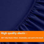 TAIMIT Navy Twin Size Comforter Set - Image 6