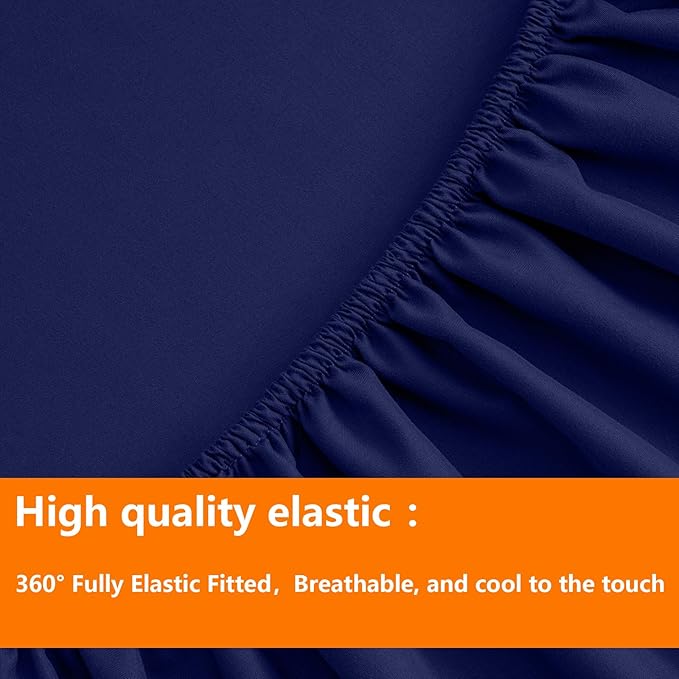 TAIMIT Navy Queen Size Comforter Set - Image 6