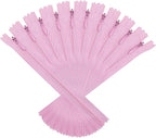 ANPURZII 10PCS #3 18 Inch Pink Invisible Zippers by Unknown