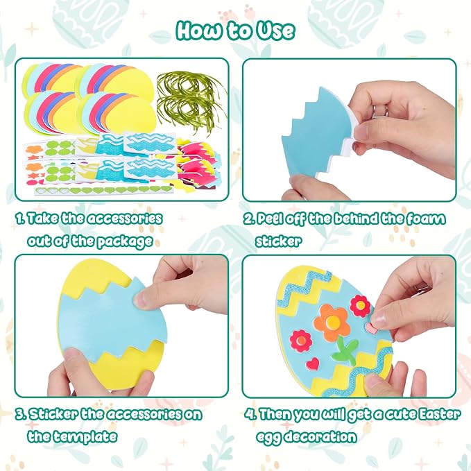 Fennoral 24 Pack Easter Egg Craft - Image 3