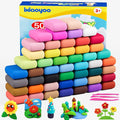 Ixiaoyoo Air Dry Clay, 50 Colors Foam Modeling Clay by Ixiaoyoo