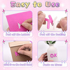 1312 Pcs Foam Letter Stickers, Self-Adhesive EVA Alphabet Stickers Small 1 Inch - Image 4