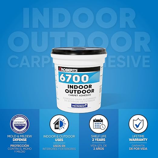 ROBERTS 6700-1 1 Gallon Indoor/Outdoor Carpet/Artificial Turf Adhesive - Image 2