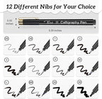 APOGO Calligraphy Pen Set for Beginners, 12 Size Calligraphys Pens for Writing - Image 3
