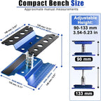 RC Car Repair Work Stand Lift Lower Adjustable Workstation Aluminum 360 Degree - Image 2