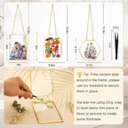 BABUFINE 3PCS Pressed Flower Frames - Image 4