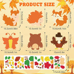 DERAYEE 12PCS Fall Animal Craft Kit - Image 2