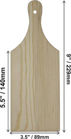 Package of 4 Unfinished Wooden Mini Cutting Boards - Image 3
