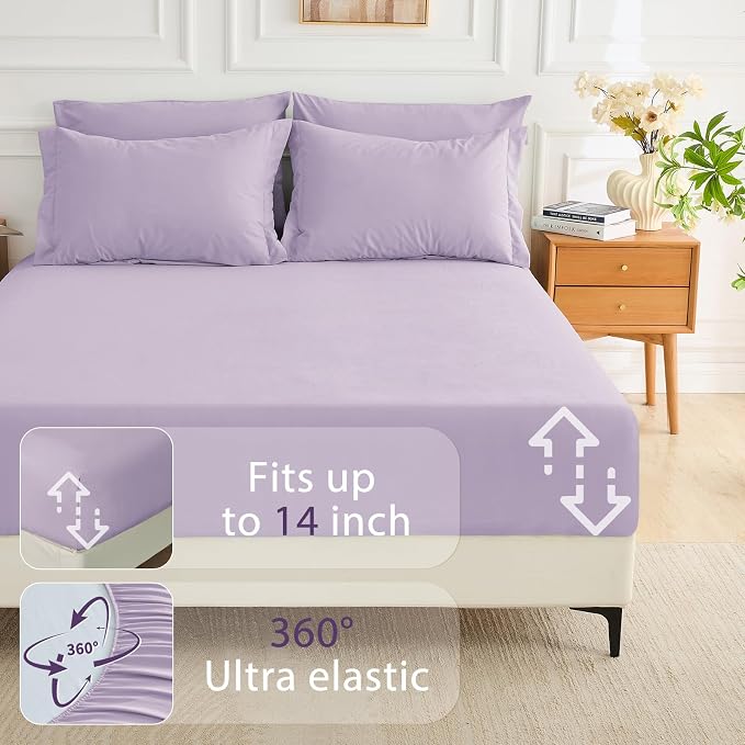 MUXHOMO 5 Pieces Twin XL Comforter Set, Soft Bed in a Bag Twin XL Size - Image 6