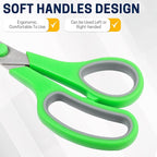 BURVAGY 24-Pack 8" All Purpose Heavy Duty Sharp Scissors Bulk - Image 5