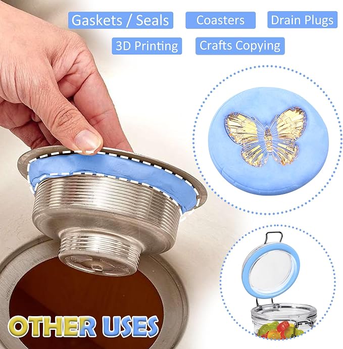 Silicone Putty - 2.5 Lb Flexible Silicone Mold Making Kit - Image 6