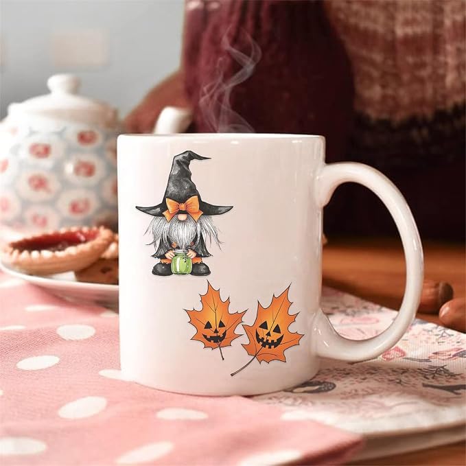 50 Pieces Halloween Themed Transparent Stickers - Image 6